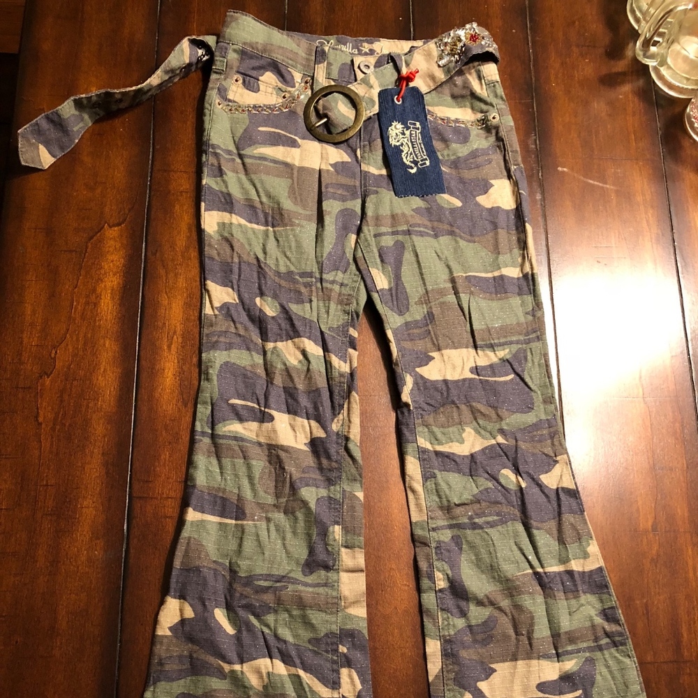 Vanilla Star Green Camo Juniors